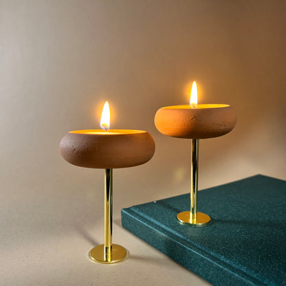 Tea light candle Large (set of 2)