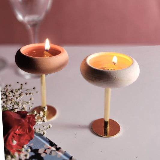 Tea light candle Large (set of 2)